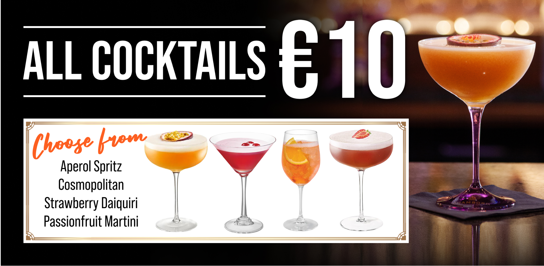 Limerick Greyhound Stadiums Cocktail Summer offer