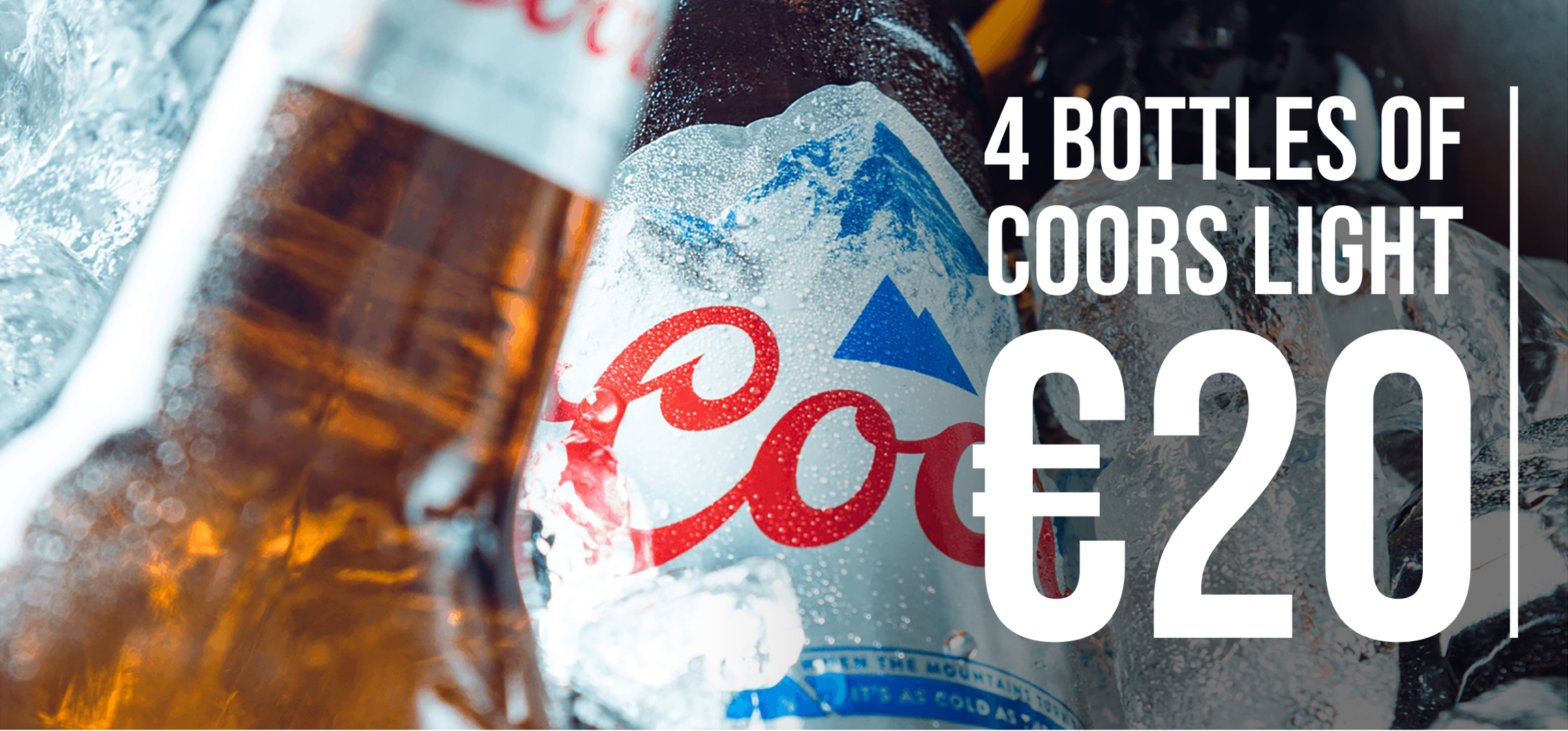 Mullingar Greyhound Stdadium Summers Drinks Offer Coors